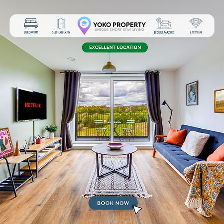 Penthouse Apartment - City Centre - Secure Parking, Balcony, Self-Check-In, Fast Wifi And Smart Tv With Netflix By Yoko Property Milton Keynes Esterno foto