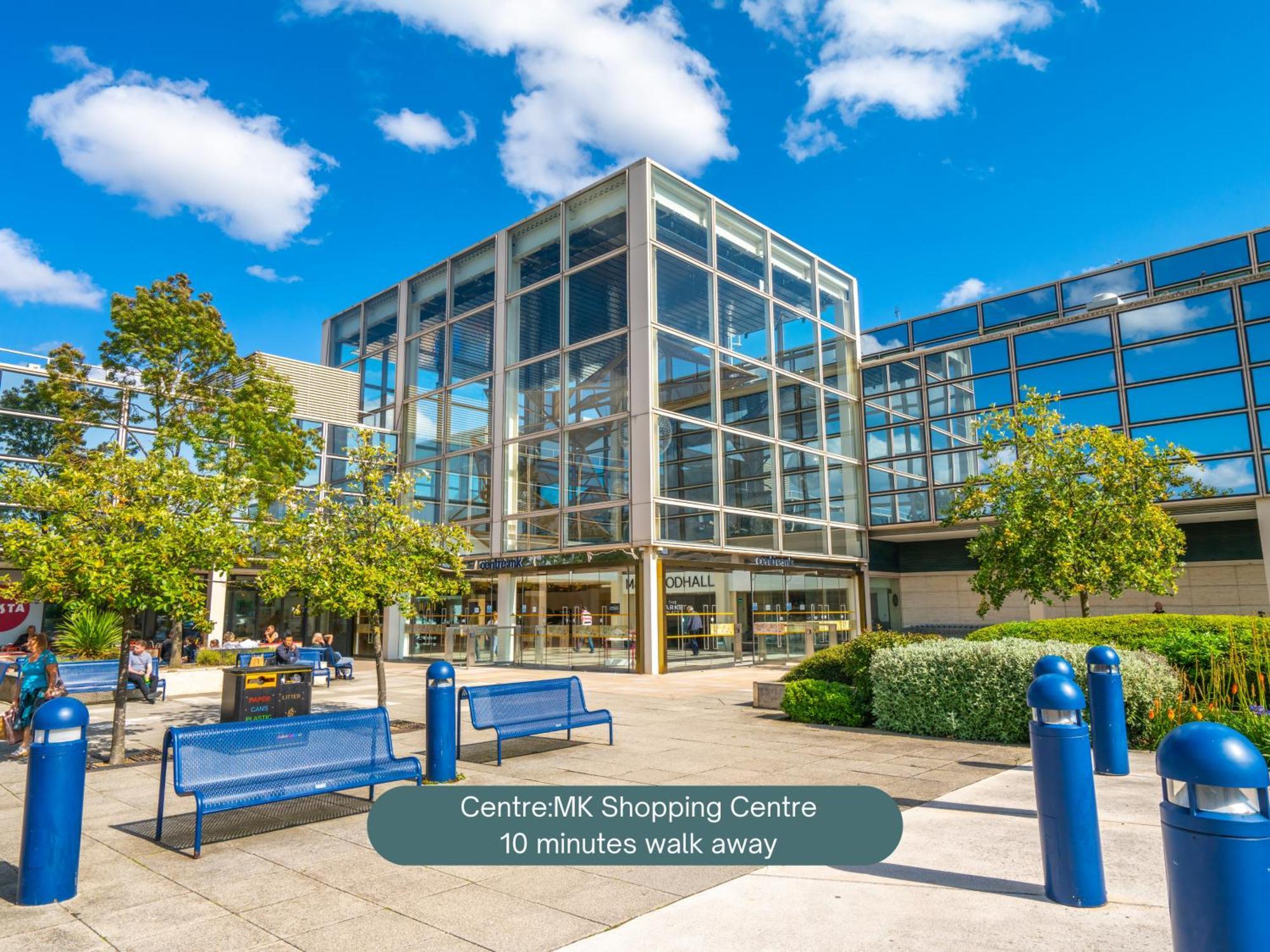 Penthouse Apartment - City Centre - Secure Parking, Balcony, Self-Check-In, Fast Wifi And Smart Tv With Netflix By Yoko Property Milton Keynes Esterno foto